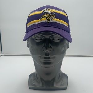 Minnesota Vikings New Era 39Thirty NFL Hat S/M Flex Fit Stretch Purple Hat